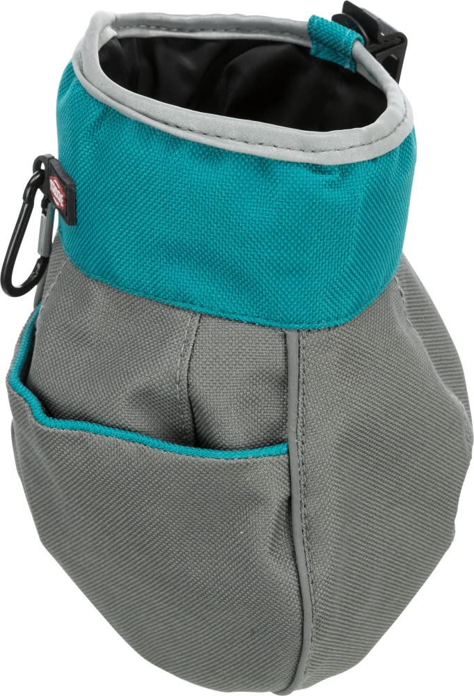 Trixie: - Snack Bag with snap Ring, Assorted | Made with Durable Polyester Perfect to Carry on Pet Adventures | Attaches to Your Belt with a Clip and Loop Feature -11 × 16 cm - Image 4
