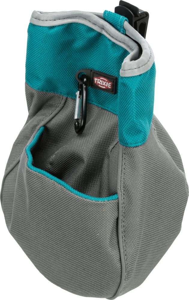 Trixie: - Snack Bag with snap Ring, Assorted | Made with Durable Polyester Perfect to Carry on Pet Adventures | Attaches to Your Belt with a Clip and Loop Feature -11 × 16 cm - Image 5