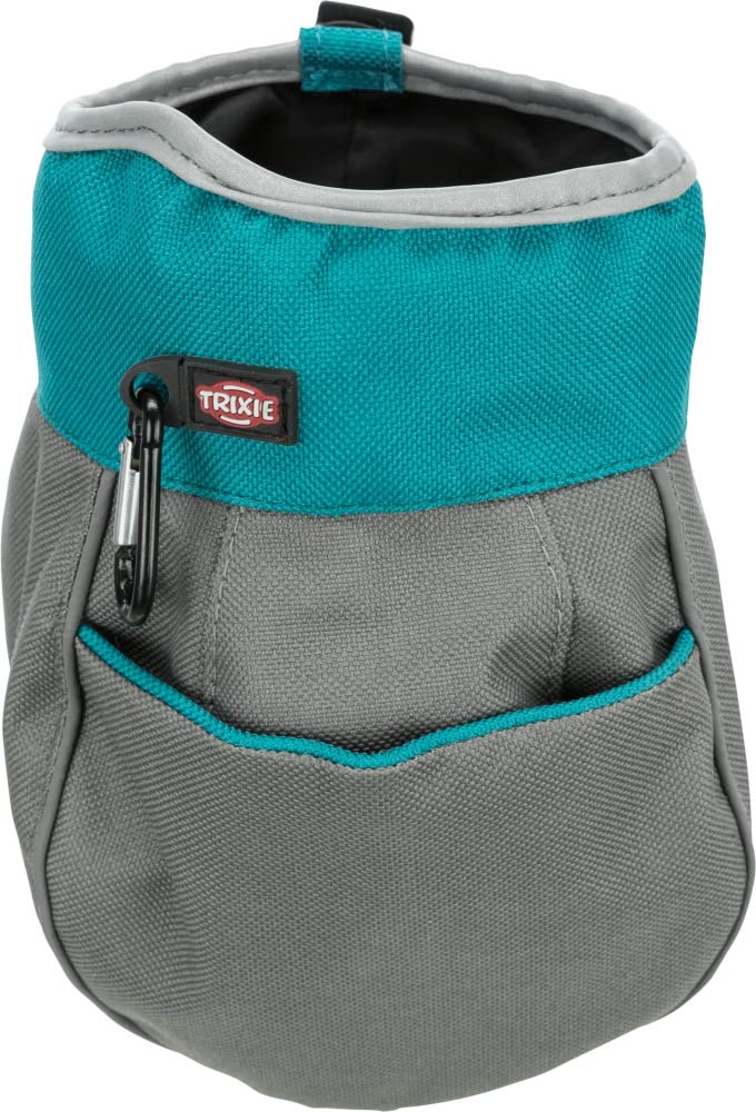 Trixie: - Snack Bag with snap Ring, Assorted | Made with Durable Polyester Perfect to Carry on Pet Adventures | Attaches to Your Belt with a Clip and Loop Feature -11 × 16 cm - Image 3