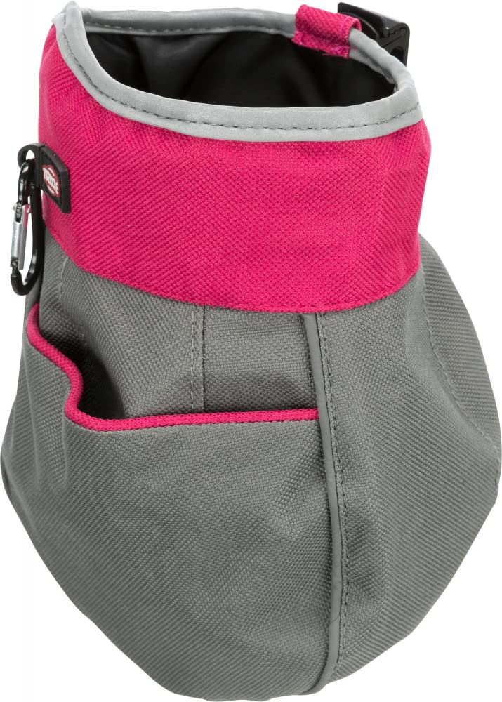 Trixie: - Snack Bag with snap Ring, Assorted | Made with Durable Polyester Perfect to Carry on Pet Adventures | Attaches to Your Belt with a Clip and Loop Feature -11 × 16 cm - Image 2