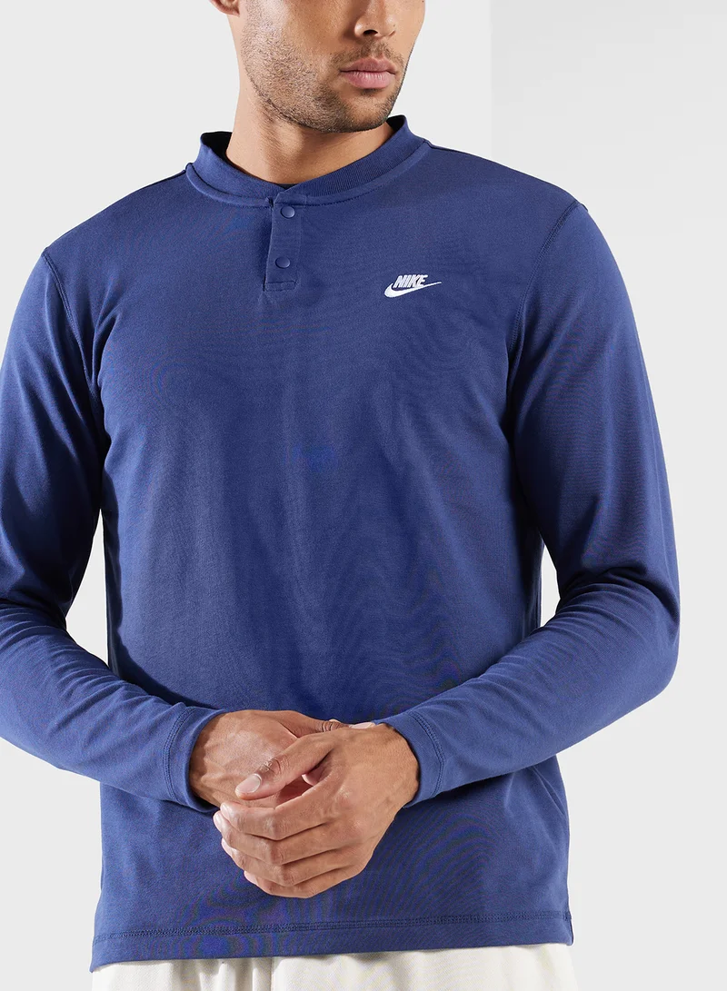 Nike Henley Club Hoodie