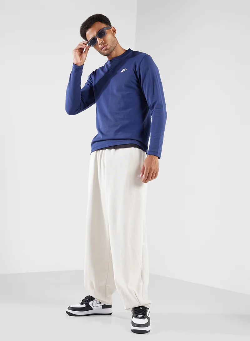 Nike Henley Club Hoodie