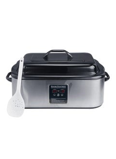 Master Massage 18 Quart LED Hot Stone Warmer with Digital Display, Stainless Steel Portable Massage Stone Hot Stone Heater1420 Watt, Holds 18 Quarts of Water, Capacity of 60-90 Stones