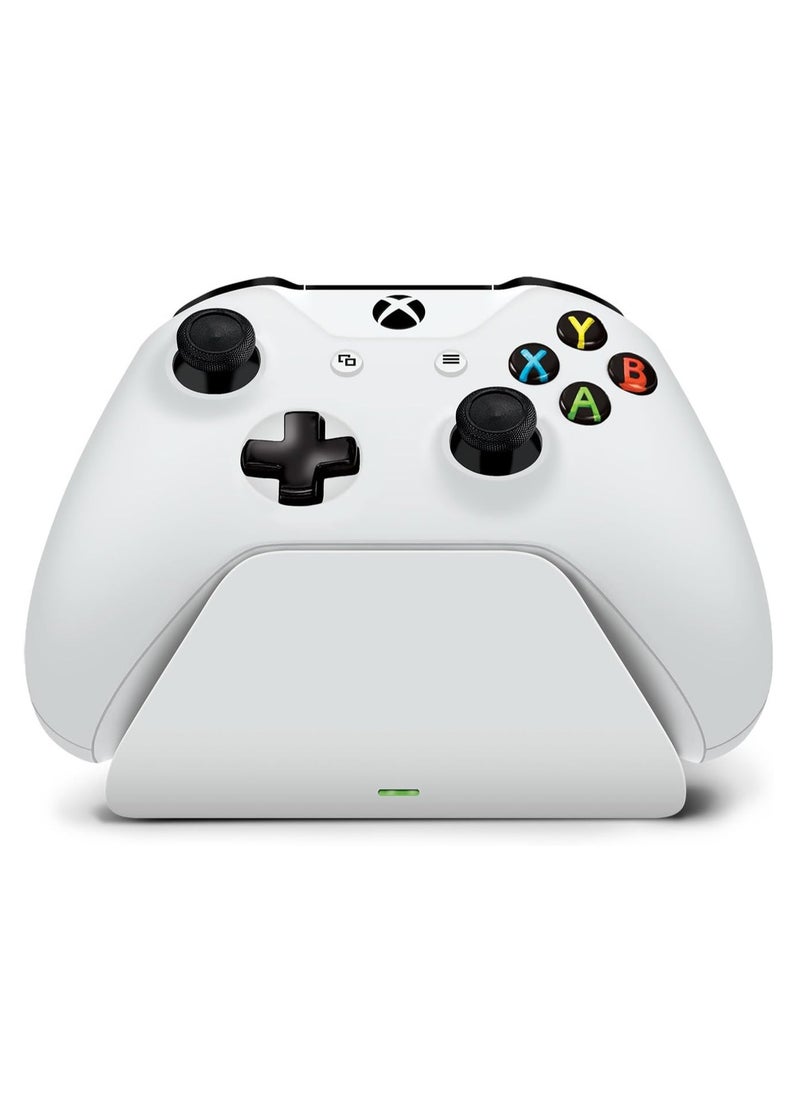 Generic - Universal Quick Charging Stand for Xbox Series X/S, USB Powered Magnetic Secure Charging, Perfectly Matches Xbox Wireless Controllers (White) - Image 1