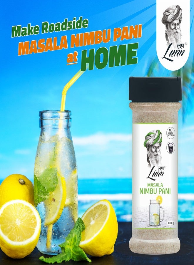 Lunn Masala Nimbu Pani Powder | 160g Sprinkler | Just Add Cold Water | Refreshing & Natural Lemon Drink | No Preservatives | Rich in Vitamin C & Electrolytes - Image 5