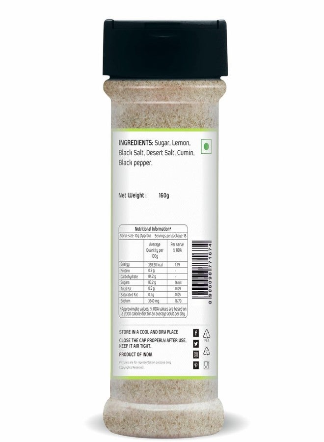 Lunn Masala Nimbu Pani Powder | 160g Sprinkler | Just Add Cold Water | Refreshing & Natural Lemon Drink | No Preservatives | Rich in Vitamin C & Electrolytes - Image 2