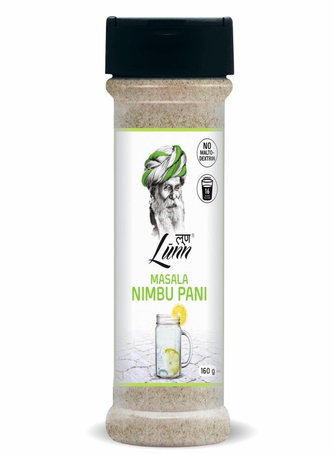 Lunn Masala Nimbu Pani Powder | 160g Sprinkler | Just Add Cold Water | Refreshing & Natural Lemon Drink | No Preservatives | Rich in Vitamin C & Electrolytes - Image 1