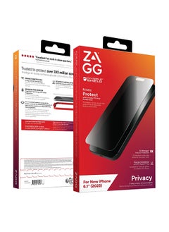 InvisibleShield Screen Protector for iPhone 15 Black  - Image 2