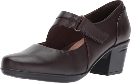Clarks Women's Emslie Lulin Pump,Brown Leather,7.5 M US - Image 5