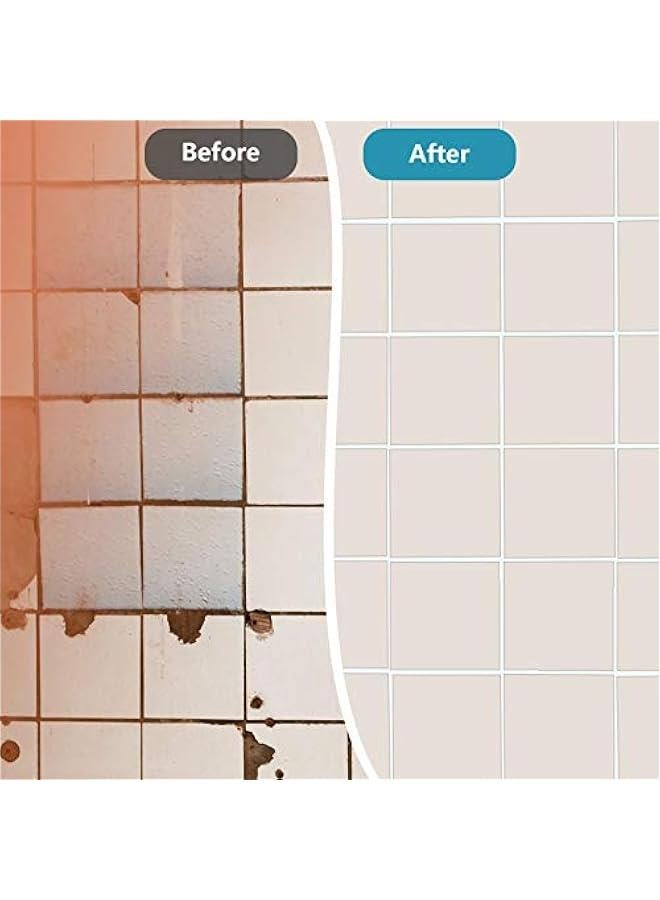 Grout Wall Pen Tile Paint Markers Grout Repair Sealer Pen for Bathrooms Kitchen Porch Patio Repair Refresh(White,8 Pieces) - Image 5