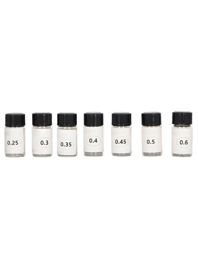 Walfront 7 Bottles Tin Solder Ball Tin Solder Ball BGA Reballing Tin Solder Ball BGA Reballing Soldering Heat Universal Stencils for PCB Chip - Image 1