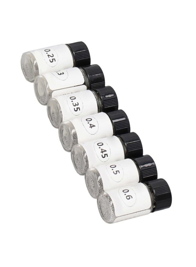 Walfront 7 Bottles Tin Solder Ball Tin Solder Ball BGA Reballing Tin Solder Ball BGA Reballing Soldering Heat Universal Stencils for PCB Chip - Image 5