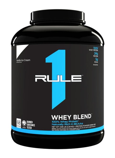 R1 Whey Protein Blend - Vanilla Ice Cream - (68 Serving)