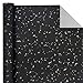 WRAPAHOLIC Black Wrapping Paper Roll Mini Roll 17 Inch x 165 Feet Black Gold Design with Silky Touch Perfect for Birthday Holiday Wedding Baby Shower - Image 4