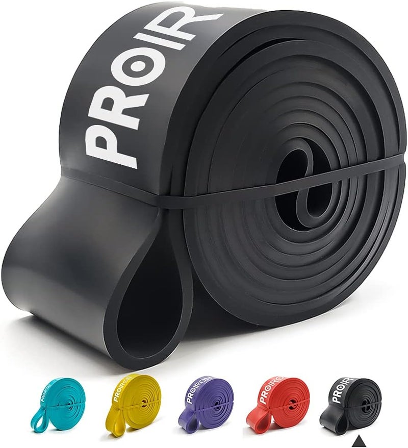 Cyber Pull Up Bands Heavy Duty Resistance Band Assisted Training Bands Ideal for Men and Women Crossfit,Assisted Pull-ups, Body Stretching,Powerlifting,Physical Therapy - Black Band 35-67 KG - Image 1