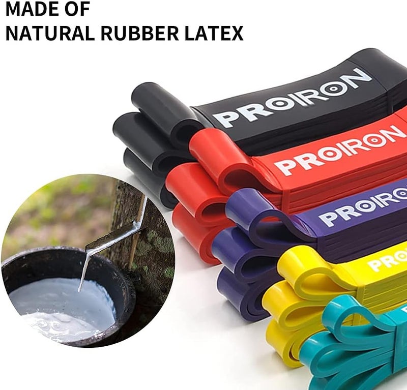 Cyber Pull Up Bands Heavy Duty Resistance Band Assisted Training Bands Ideal for Men and Women Crossfit,Assisted Pull-ups, Body Stretching,Powerlifting,Physical Therapy - Black Band 35-67 KG - Image 2