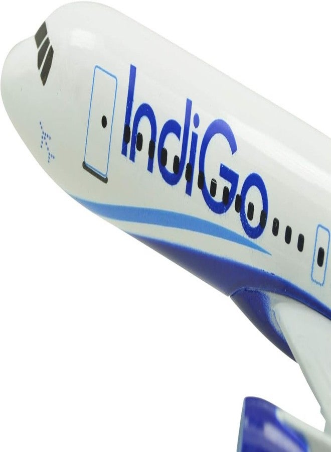 WELLINGSTON Diecast Indigo A320 Aircraft Model - 16 Cm Scale, Highly Detailed Display Decor for Collectors - | Indigo | - New - Image 5