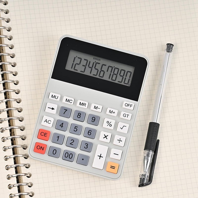 Portable 12 Digit Calculator with Ergonomic Tilted Design and Large Display for Quick Business Calculations Financial Calculator - Image 5