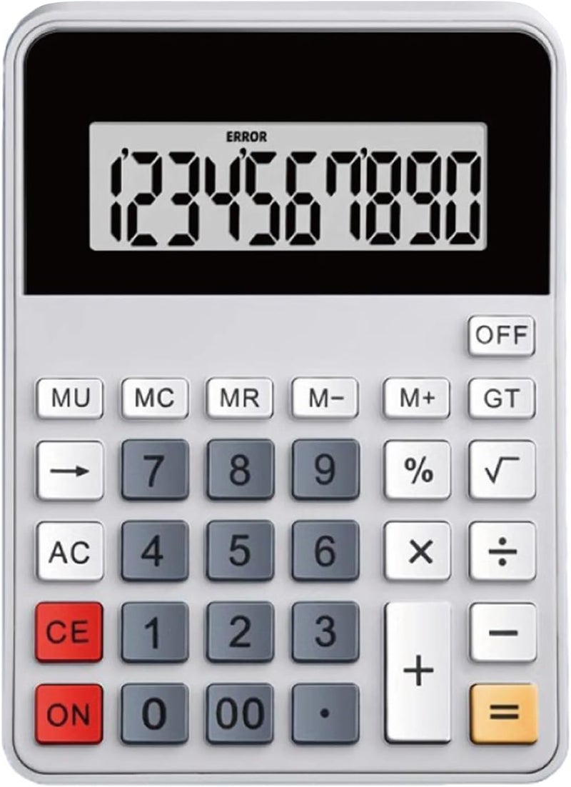 Portable 12 Digit Calculator with Ergonomic Tilted Design and Large Display for Quick Business Calculations Financial Calculator - Image 4
