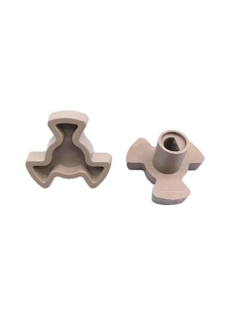 Generic Microwave Turntable Motor Coupler Microwave Oven Turntable Roller Guide Support Glass Tray Drive Coupling Replacement, Shaft Length - 0.59inch  - Image 1