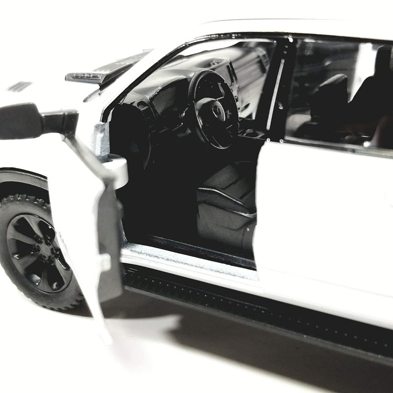 KiNSMART - 2019 Dodge Ram 1500 Pickup 1:46 O Scale 5" Die Cast Metal Model Toy Truck White - Image 4