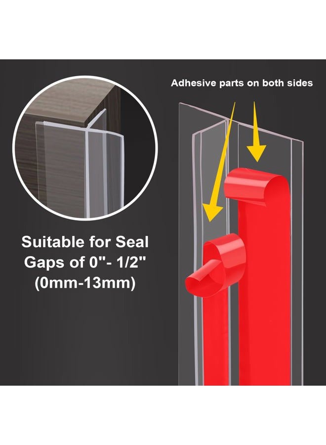 Benory 【2024 New Upgrade】 T-Shaped Clear Silicone Seal Strip for Door & Windows Gaps,Weather Stripping Door Seal Strip，19.7Ft Door Draft Stopper for Side of Door - Image 4