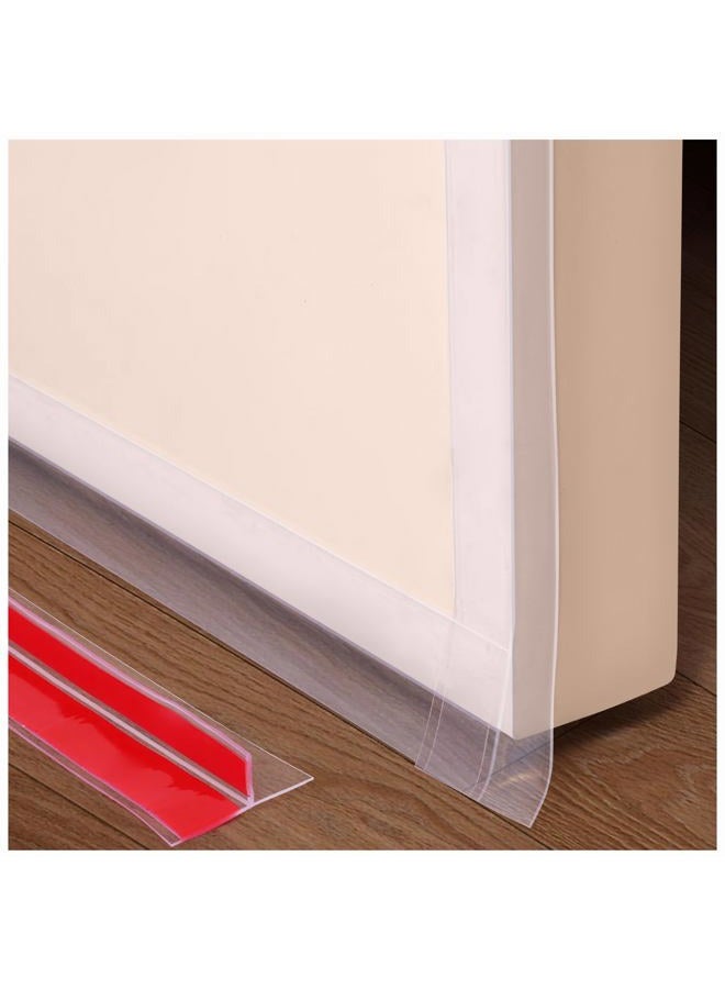 Benory 【2024 New Upgrade】 T-Shaped Clear Silicone Seal Strip for Door & Windows Gaps,Weather Stripping Door Seal Strip，19.7Ft Door Draft Stopper for Side of Door - Image 1