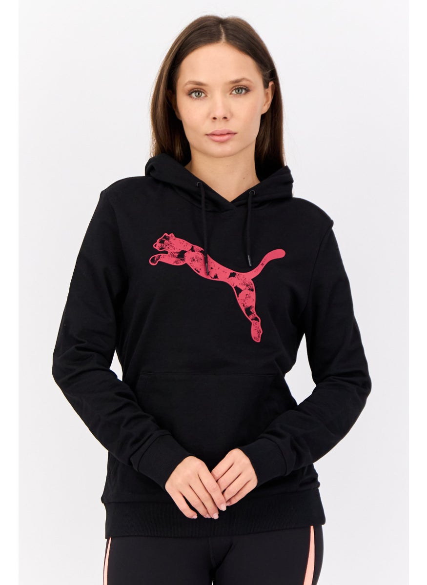 PUMA Women Sportswear Fit Outdoor Sweatshirt, Black  - Image 1