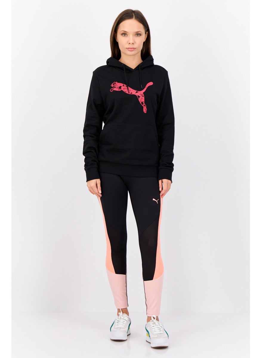 PUMA Women Sportswear Fit Outdoor Sweatshirt, Black  - Image 2