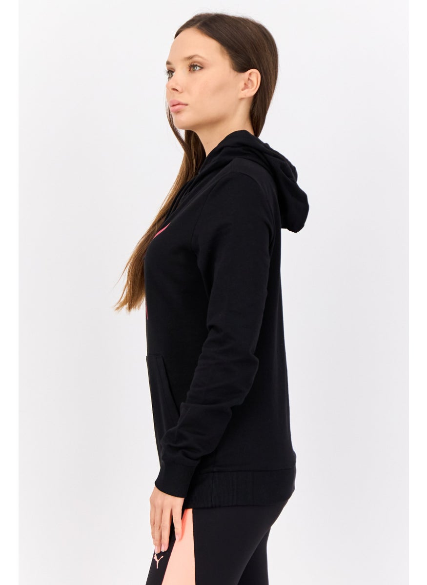 PUMA Women Sportswear Fit Outdoor Sweatshirt, Black  - Image 3