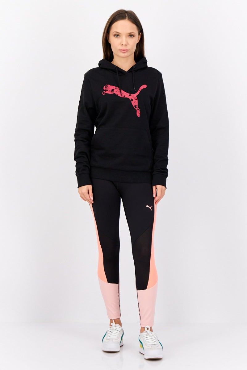 PUMA سويت شيرت رياضي نسائي مناسب في الهواء الطلق، أسود - Image 2