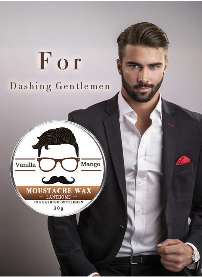 Lanthome Vanilla Mango Shaving Cream Beard Wax - The Perfect Choice for Refined Gentlemen  - Image 2