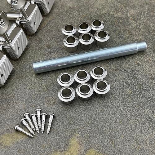 Gotoh Vintage Oval Knob Tuners Nickel (6-in-a-line) - Image 3
