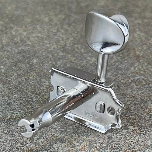 Gotoh Vintage Oval Knob Tuners Nickel (6-in-a-line) - Image 2
