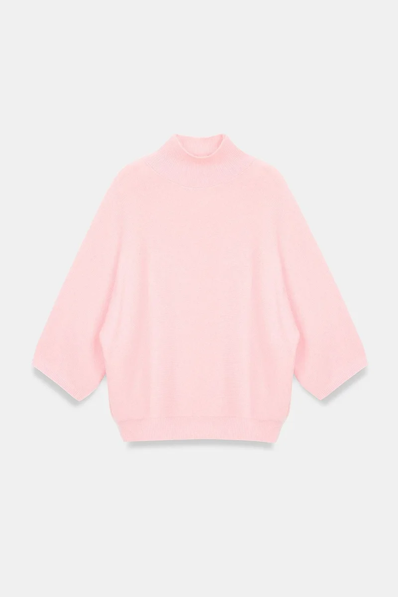 Dilvin Blush Pink DILVIN Women's Wool-Blend Sweater for Women | Best Price UAE