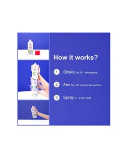 National Spray Paint - Chinese Red 484 - 400ML National Paints Fast Drying Acrylic  - Image 5