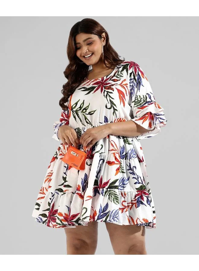 Instafab Plus Instafab Plus Women Floral Design Stylish Casual Dresses
