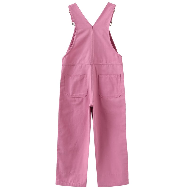 GRANDWISH Girls Pink Bib Overalls with Adjustable Shoulder Strap, Size 10 - Image 2