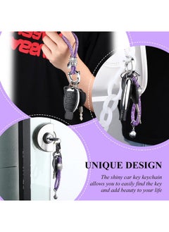 Crystal Bling Car Keychain For Women Glitter Rhinestone Keychain Ring Strap Key Fob Fashionable Glitter Key Fob Keychain Accessories Car Key Chains Car Key Decorations Diy Crafts (Purple,1 Piece) - pzsku/ZD1AE4535E0E8609B3ADCZ/45/_/1735567009/65075b52-597c-488d-925f-ee730a73eaa5