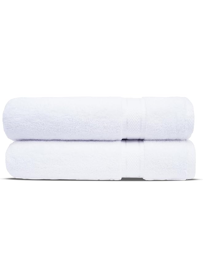 The Bros Luxury 100% Cotton Bath Towels - Pack of 2 (70 x 140 cm) - Image 1