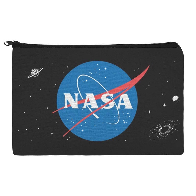 GRAPHICS & MORE NASA Official Meatball Logo Pencil Pen Organizer Zipper Pouch Case - Image 1