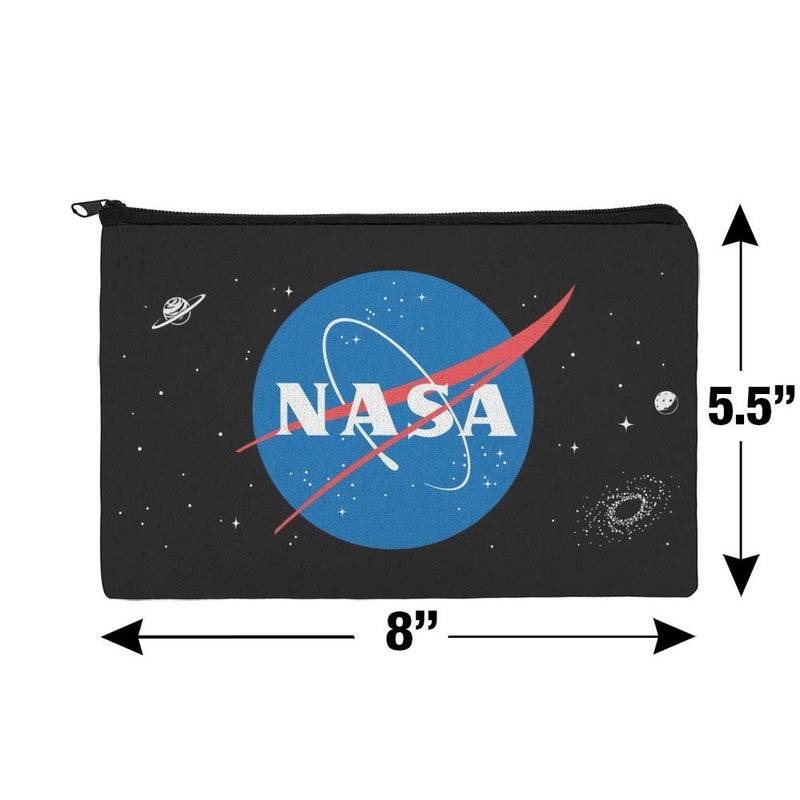 GRAPHICS & MORE NASA Official Meatball Logo Pencil Pen Organizer Zipper Pouch Case - Image 4