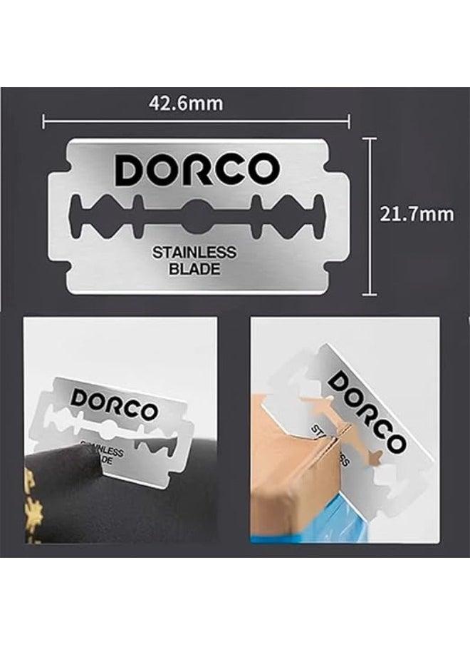 DORCO Dorco - Super Sharp Stainless Double Edge Blades - Pack of 10 Blades  - Image 4
