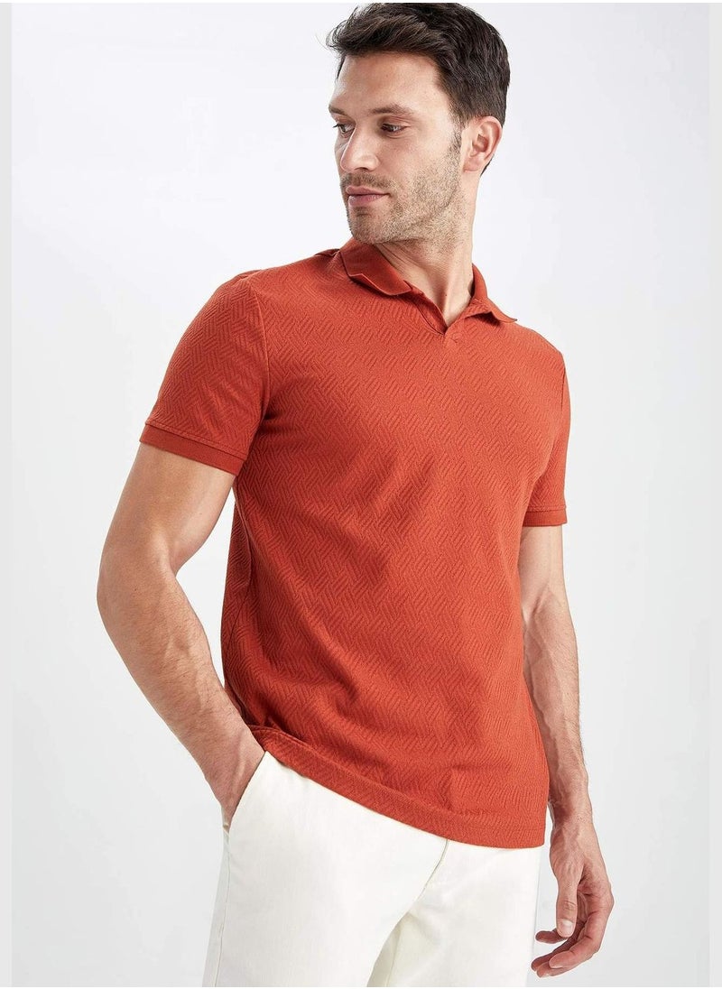 DeFacto - Modern Fit Basic Short Sleeve Polo Shirt - Image 1