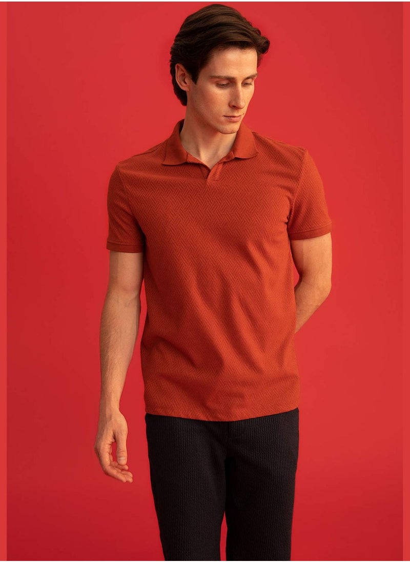 DeFacto - Modern Fit Basic Short Sleeve Polo Shirt - Image 1