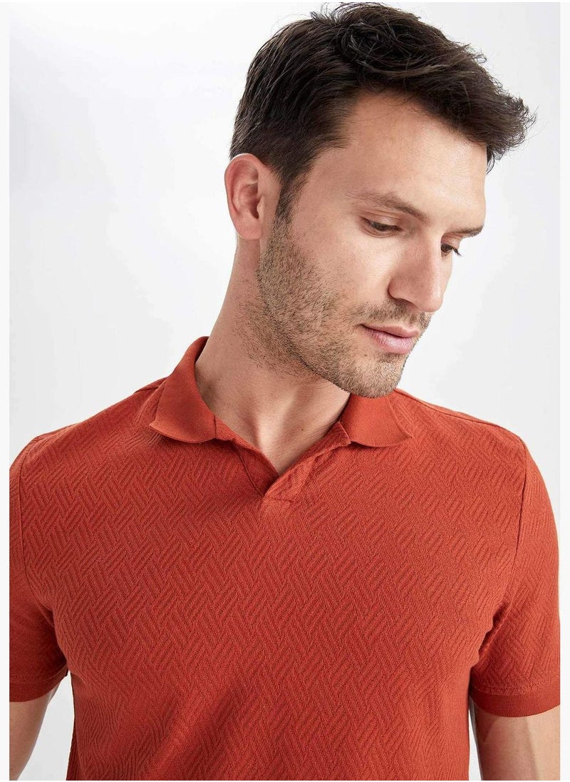 DeFacto - Modern Fit Basic Short Sleeve Polo Shirt - Image 1