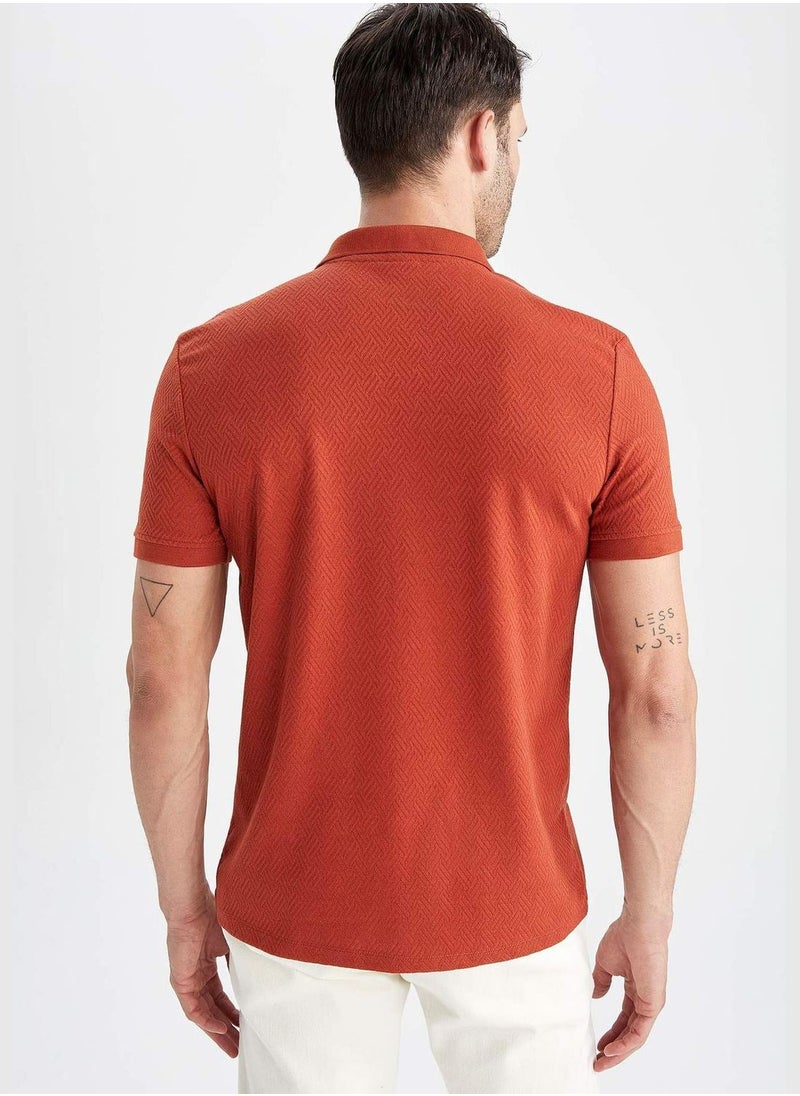 DeFacto - Modern Fit Basic Short Sleeve Polo Shirt - Image 1