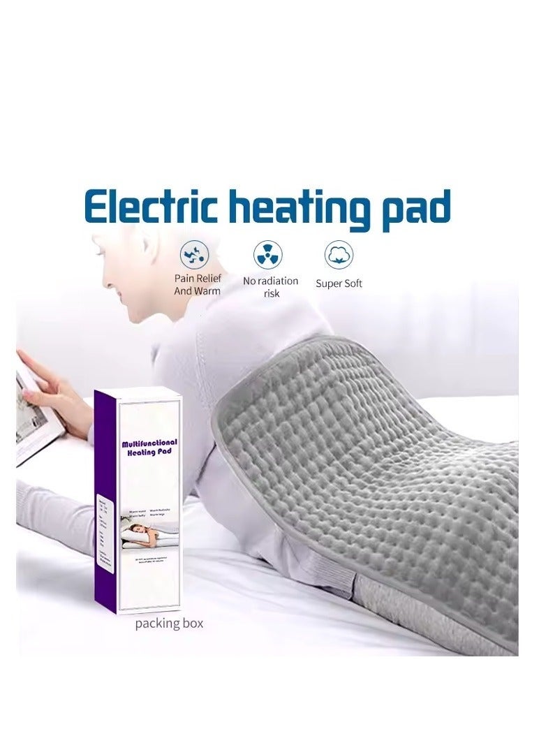 Bukela Heating Pad, Electric Heat Pad for Back and Cramps, Electric Fast Heat Pad with 9 Heat Settings, 4 Timer Options, Auto Shut Off, with Belt - Image 1