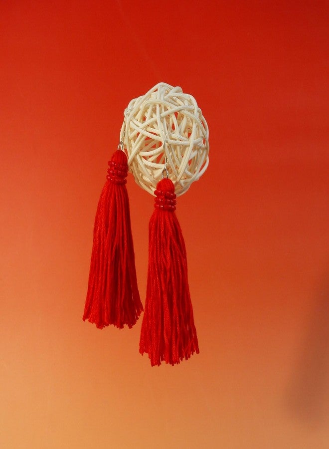 KELITCH Women Drop Dangle Earrings Tassel Earrings Thread Tassel Dangle Statement Summer Beach - Image 5