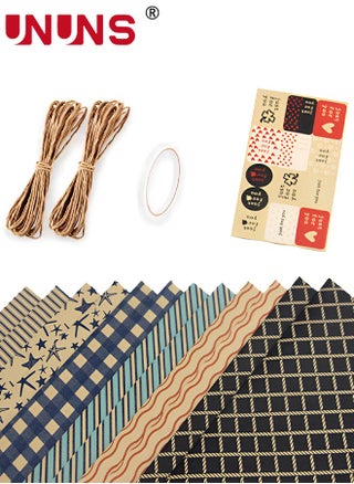 Wrapping Paper Set,10-Piece Geometry Lattice Print Wrapping Paper Bundle With Gift Bow Ribbon,Tag And Sticker,Perfect For Birthday,Holiday,Baby Shower - pzsku/ZD1AEB233F4FC4FCA6FC1Z/45/_/1708588549/b0a99283-8393-488d-a233-300d4332c70c